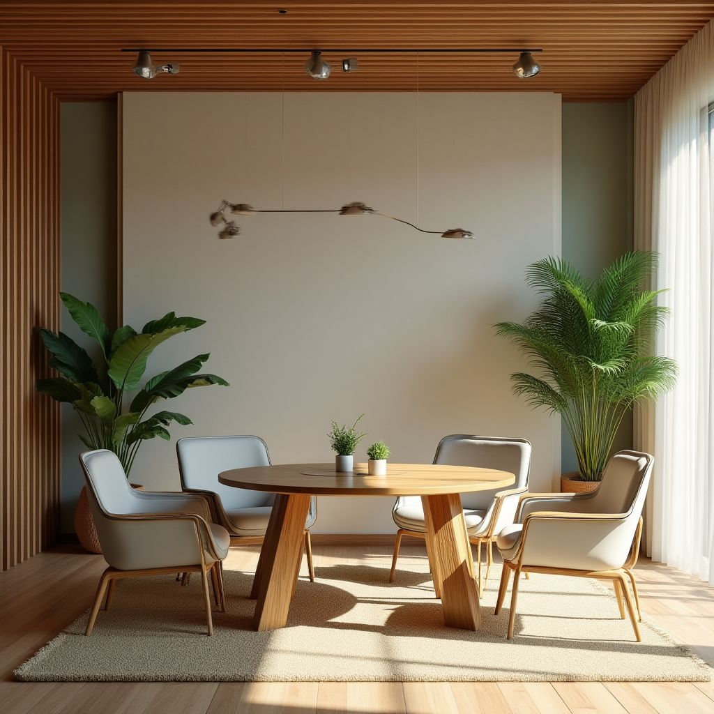 Projeto de design de interiores para espaço colaborativo