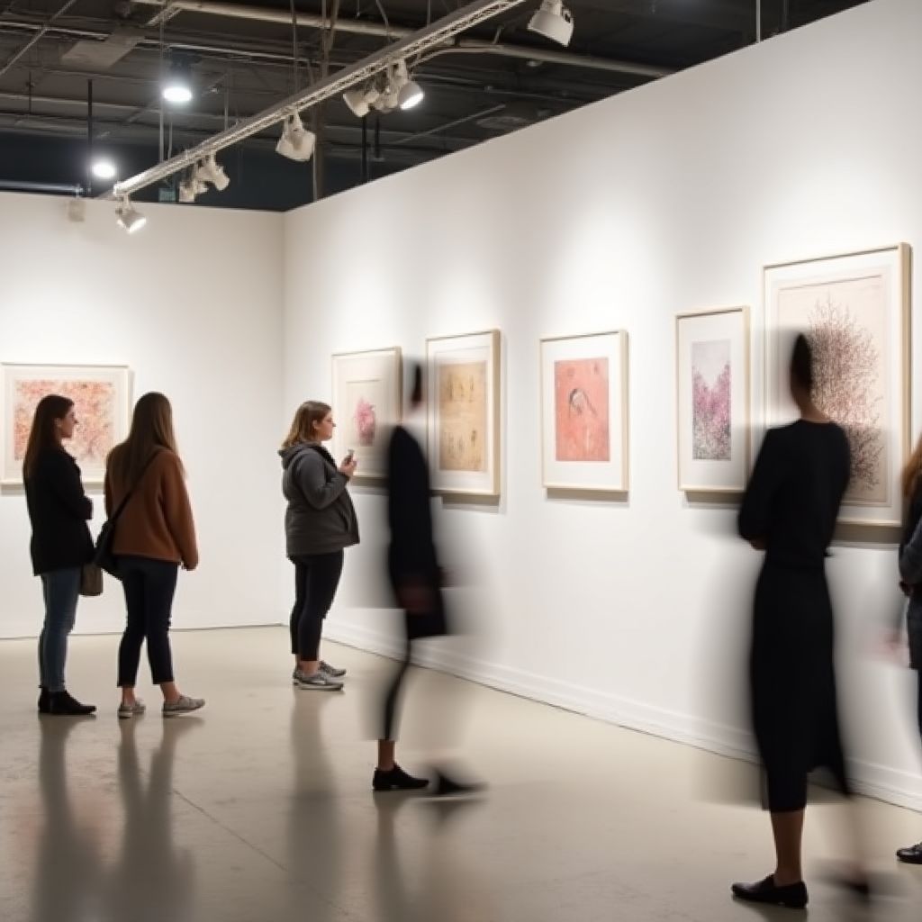 Exposição de trabalhos dos alunos